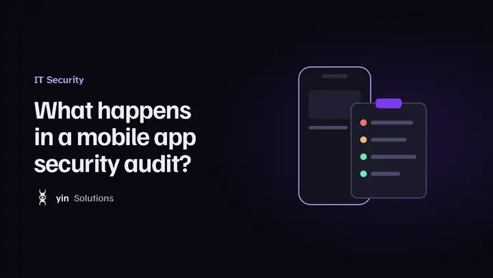 Phone with an audit report illustration
