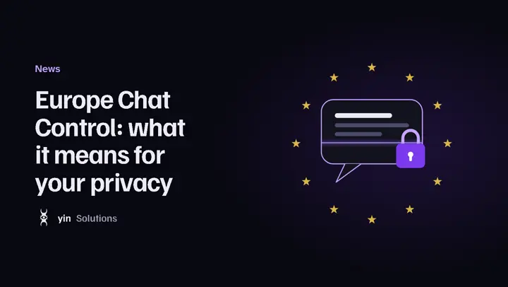Chat message with a padlock inside a ring of EU stars